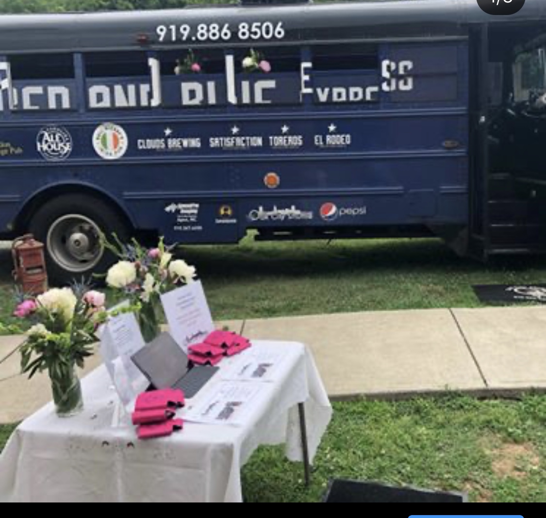 Friends enjoying a night out with Oak City Shuttle